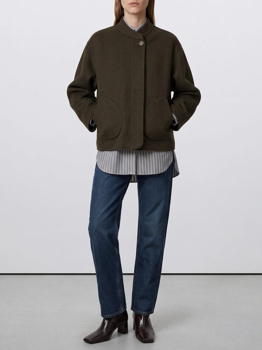 Soeur "Windsor" Short Coat Green

