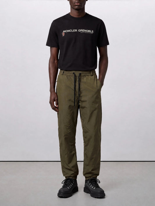 Moncler Grenoble Crewneck T-shirt with logo Black

