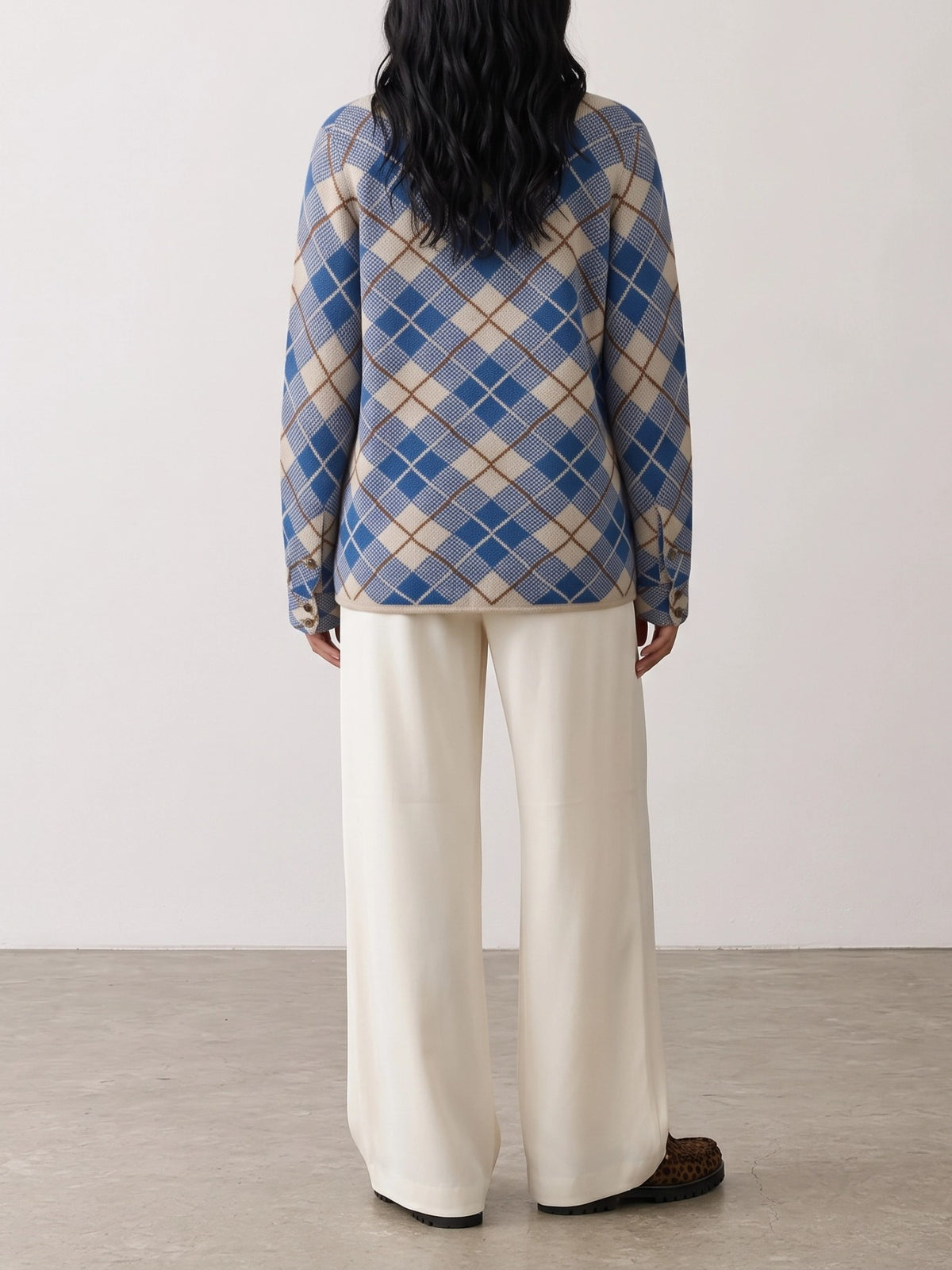 Guest in Residence "Dylan" Cardigan Blue - VIETTI
