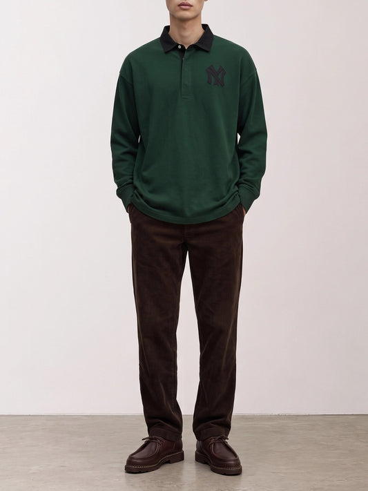 Polo Ralph Lauren "New York Yankees" Button-Down Polo Shirt Green

