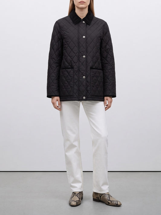 Burberry "Country" Quilted Jacket Black


