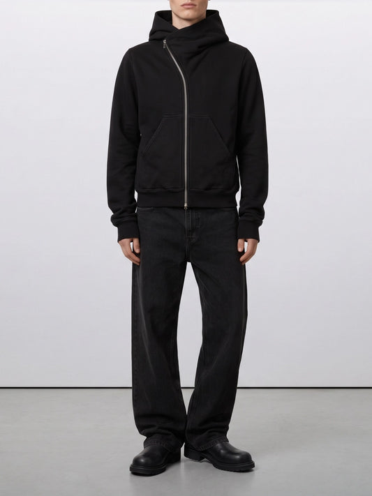 DRKSHDW "Mountain" Zip-Up Sweatshirt Black

