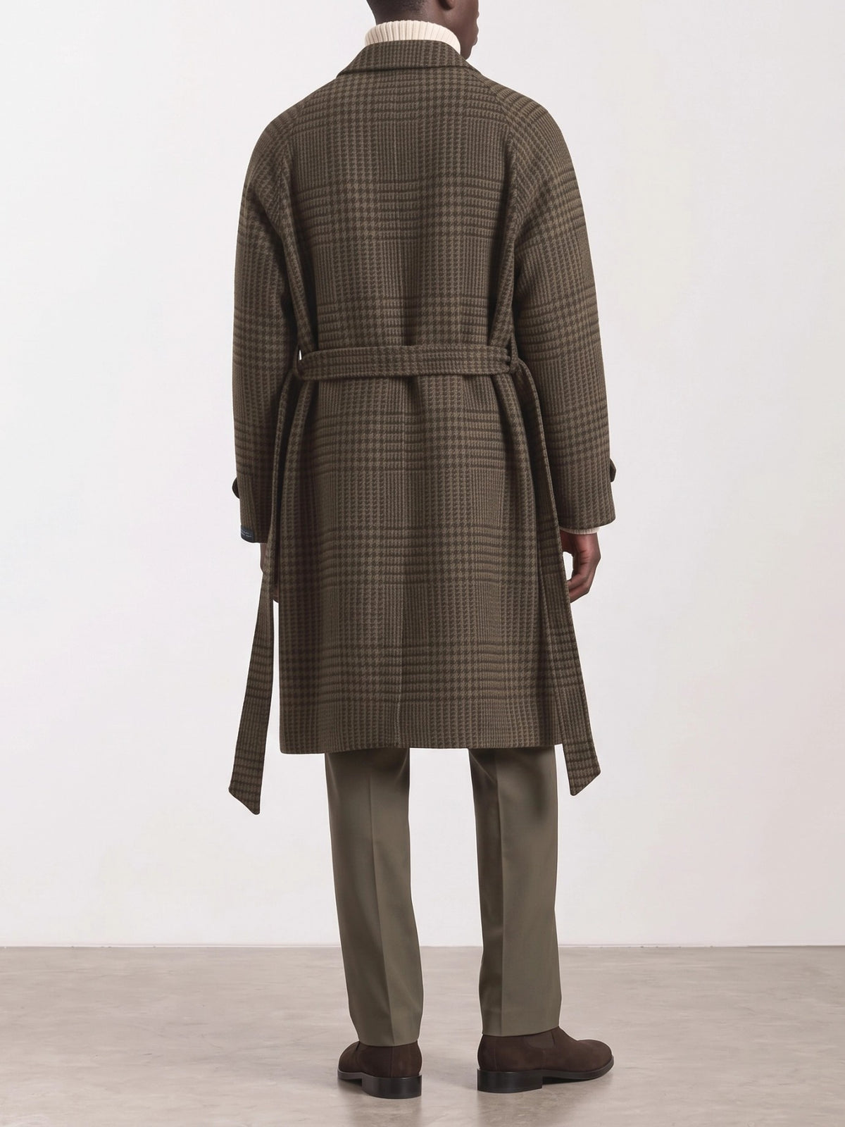 Polo Ralph Lauren "Balmacaan" Long Coat Brown - VIETTI