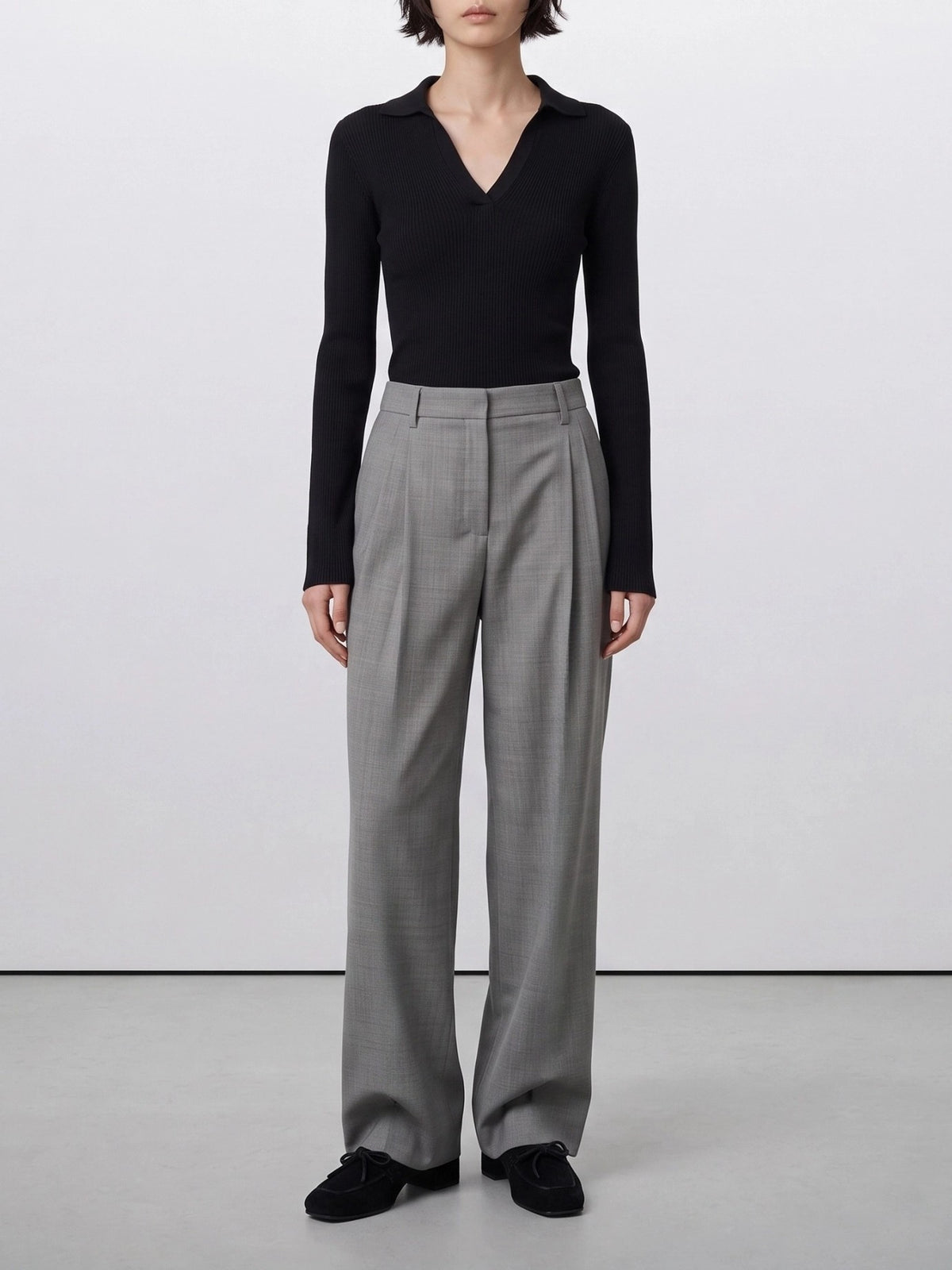 Max Mara Cashmere polo shirt Black - VIETTI