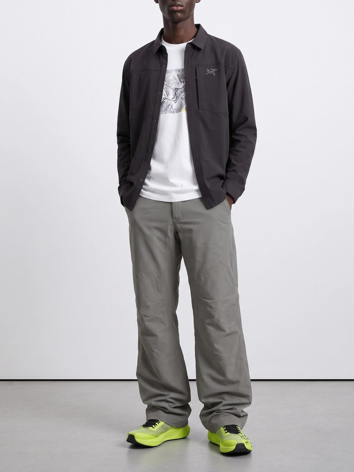 Arc'teryx "Cronin" overshirt jacket Black - VIETTI