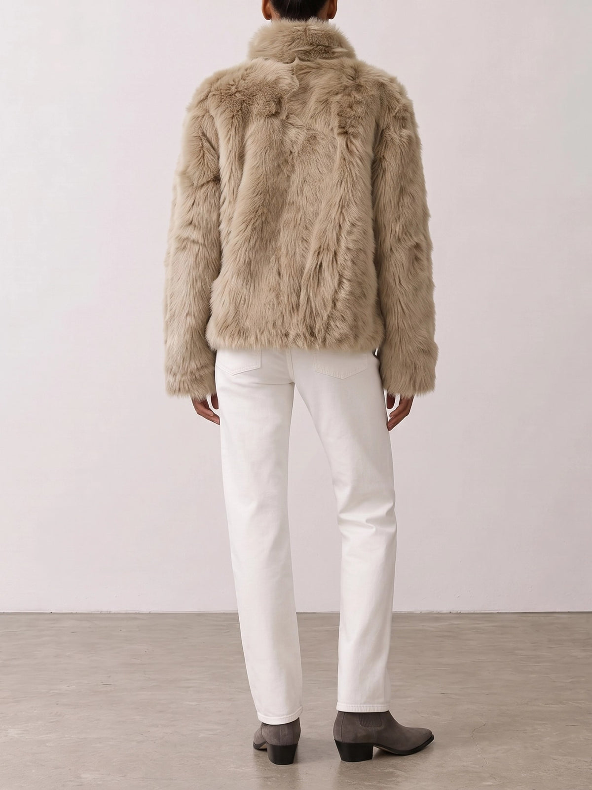 Isabel Marant "Roama" Shearling Jacket Beige - VIETTI