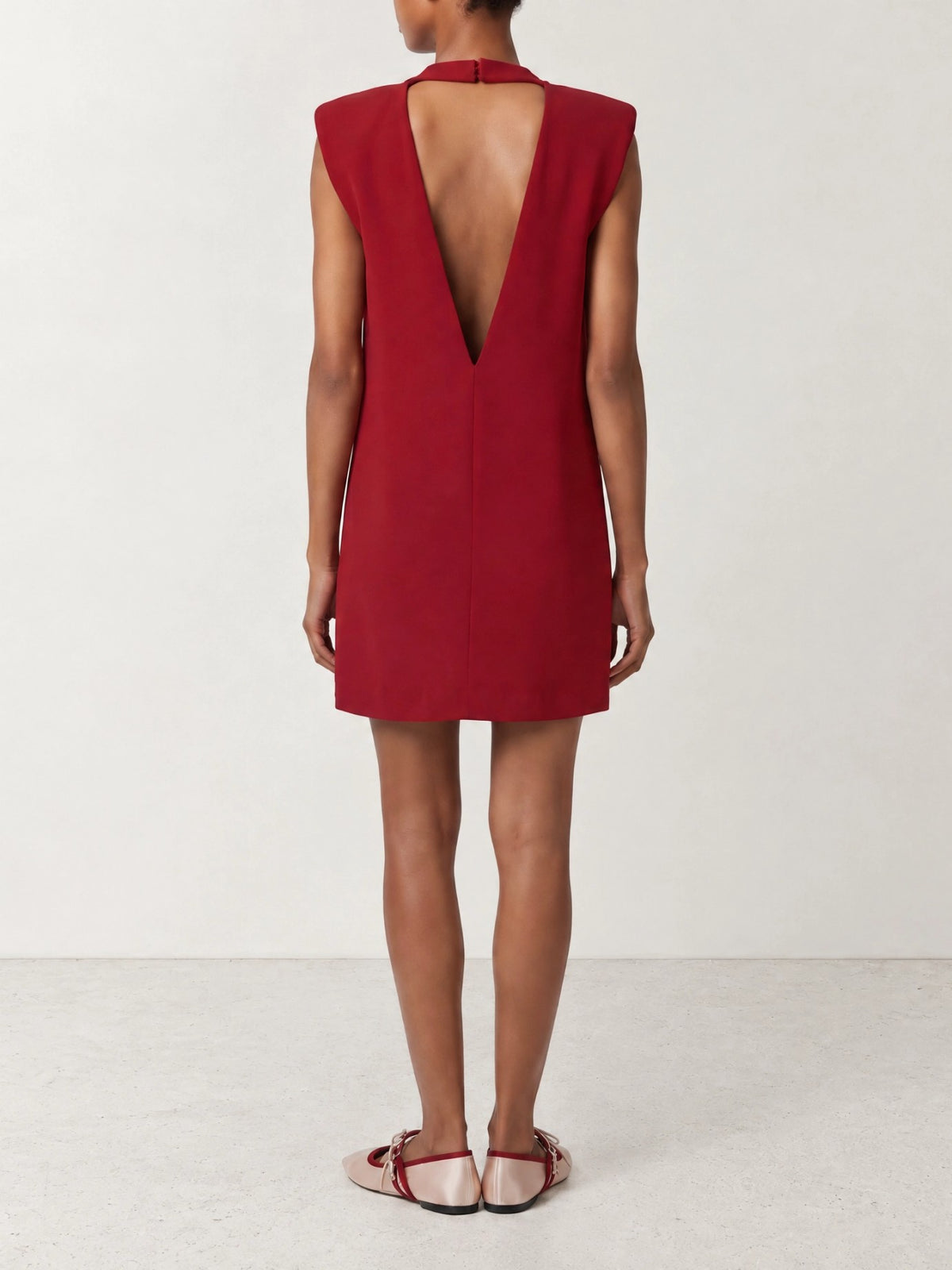 Valentino "Cady Couture" Short Dress Red - VIETTI