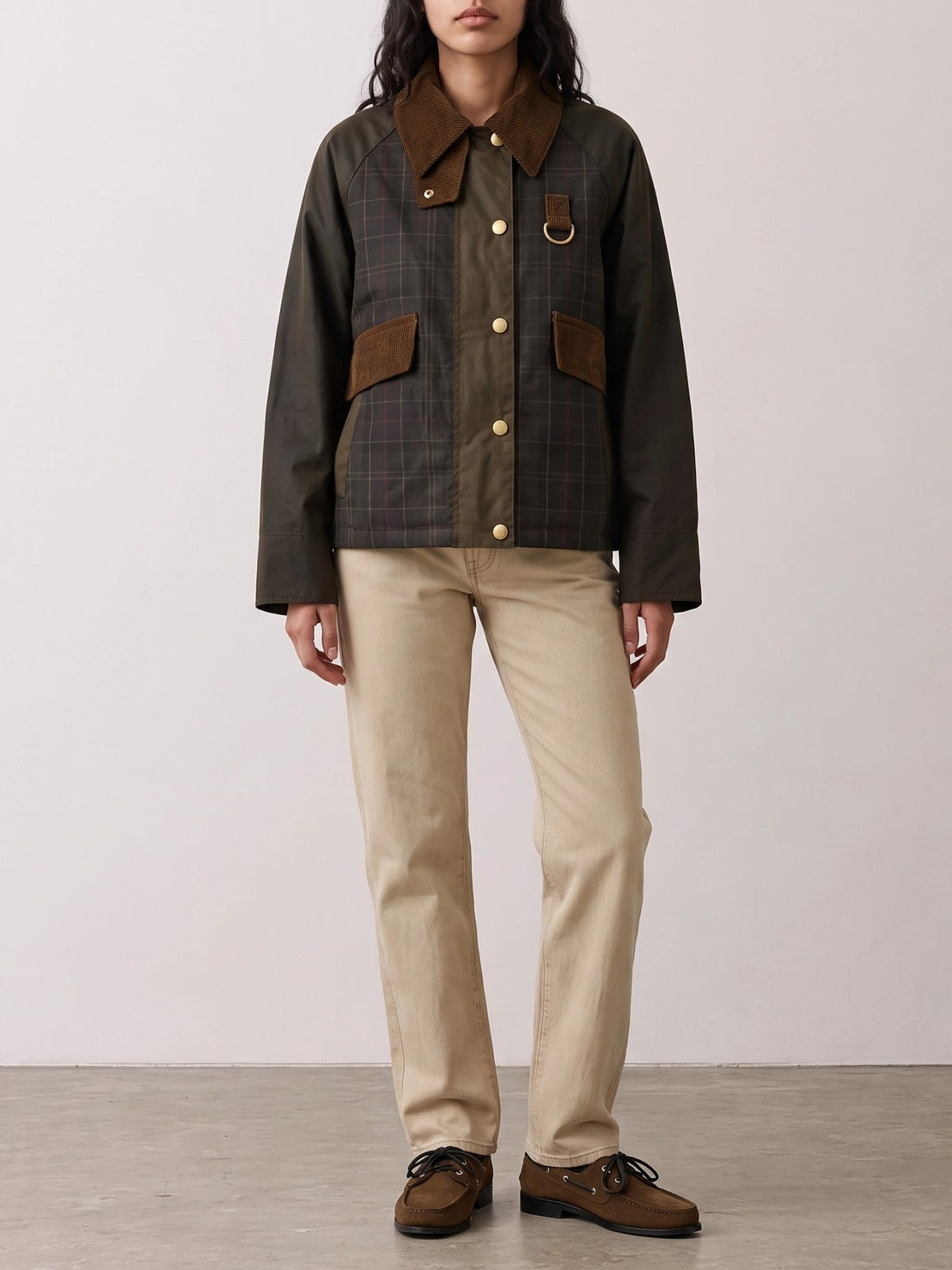 Barbour "Irene" Lightweight Jacket Green - VIETTI