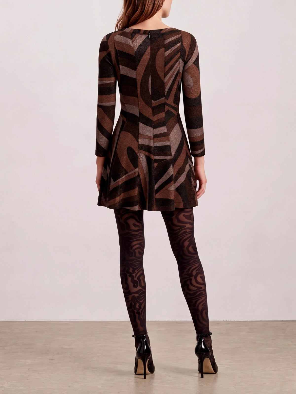Pucci "Iride" Short Dress Bordeaux - VIETTI