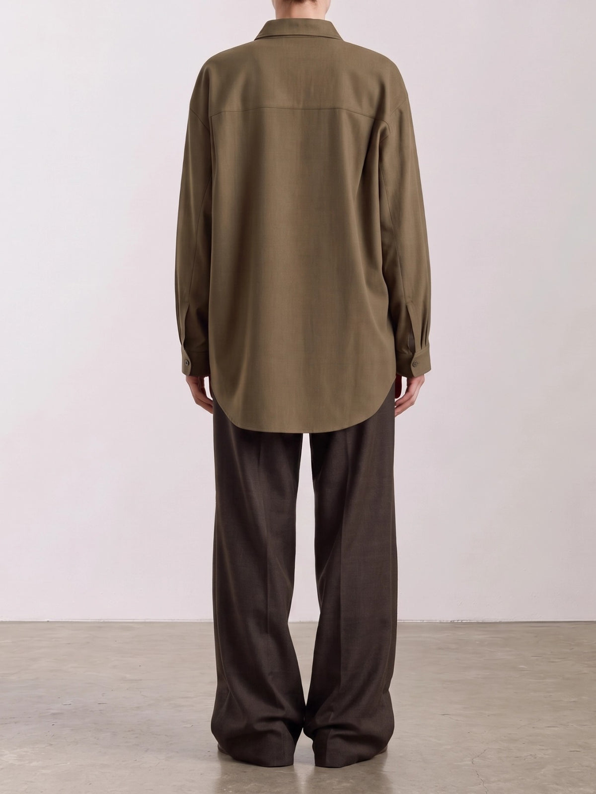 Khaite "Goya" Casual Shirt Brown - VIETTI