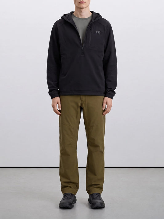 Arc'teryx "Konseal" Half-Zip Sweatshirt Black


