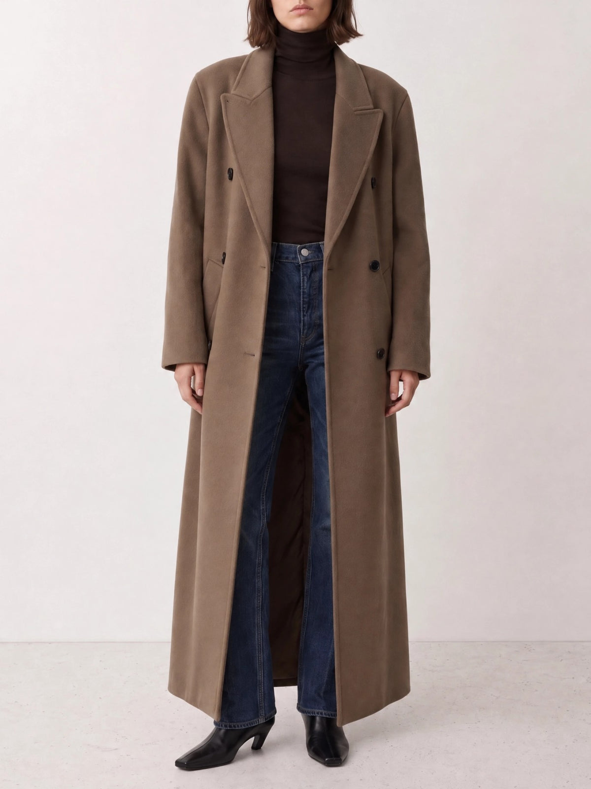 Almada Label "Deja" Long Coat Beige - VIETTI