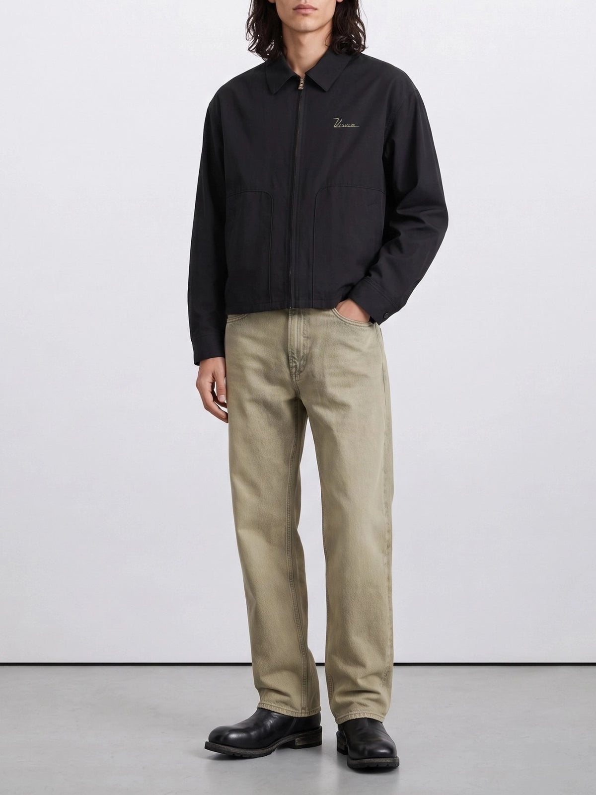 Visvim Giacca overshirt "Somer Swing" Nero - VIETTI
