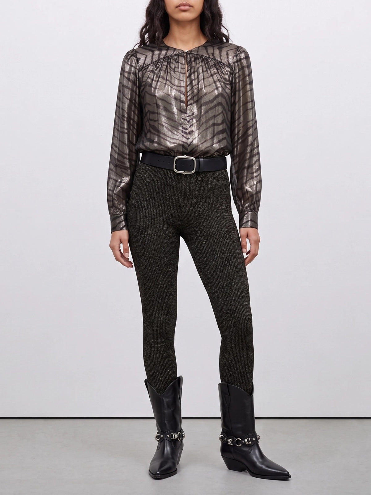 Isabel Marant Blusa "Farali" Nero - VIETTI