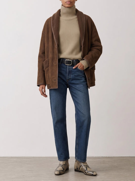 Salvatore Santoro Shearling jacket Brown

