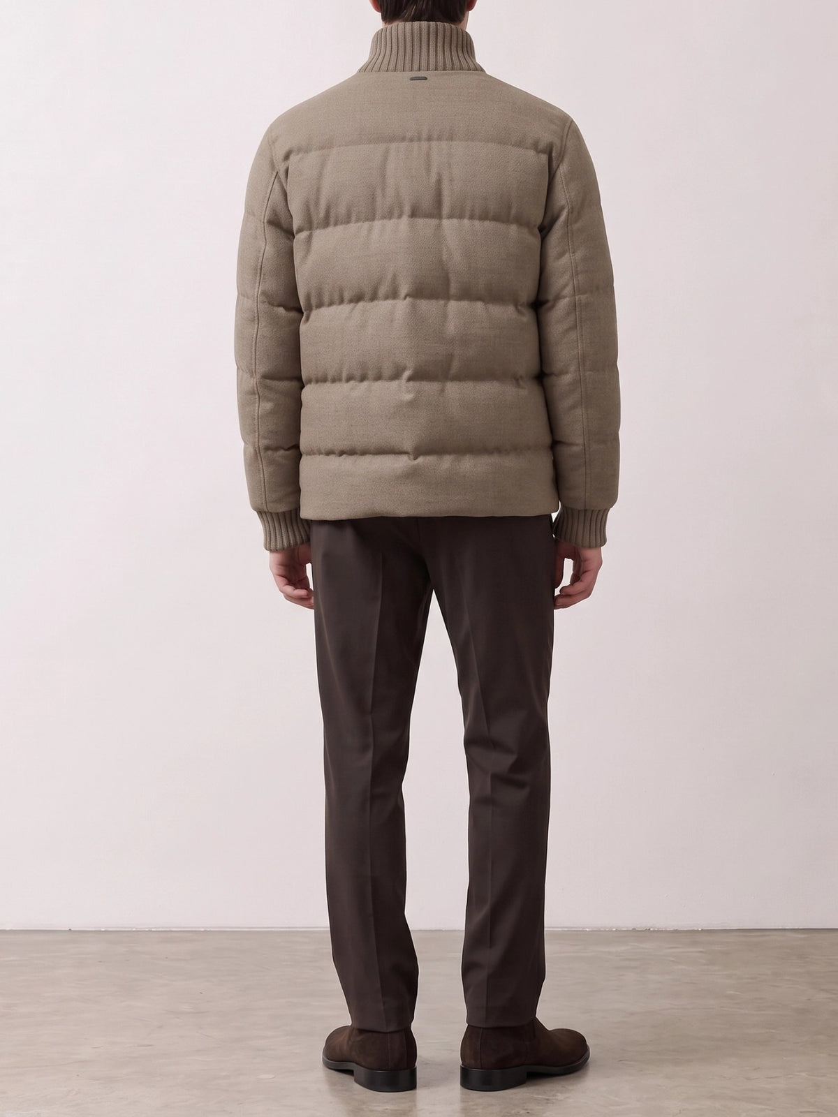 Herno Bomber in tweed Beige - VIETTI