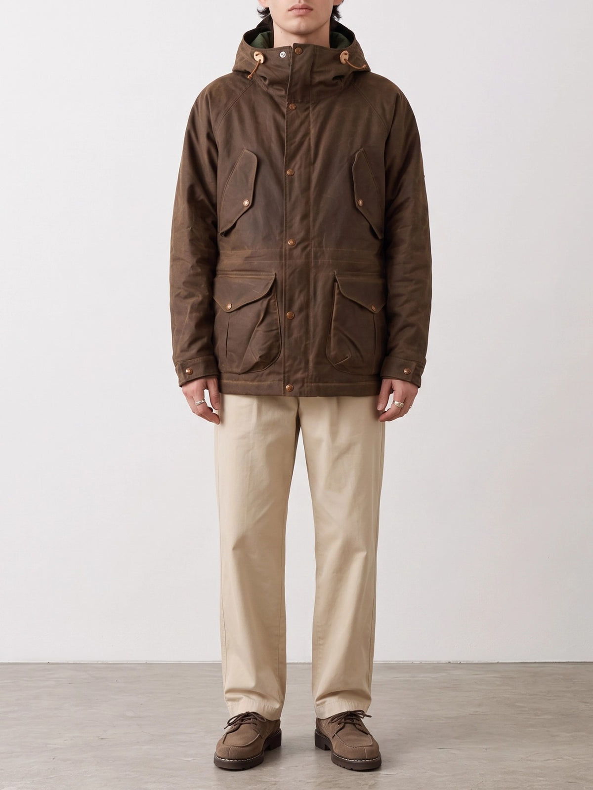 Manifattura Ceccarelli "New Fisherman" Parka Brown - VIETTI