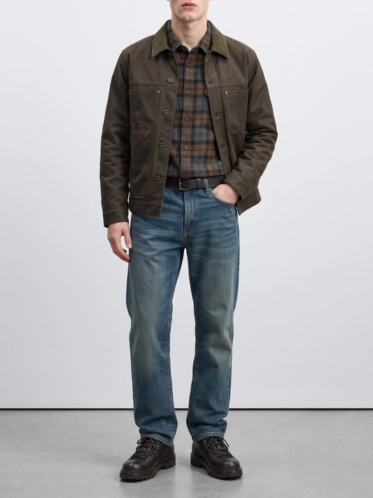 Carhartt WIP "Aaron" Wide leg jeans Blue

