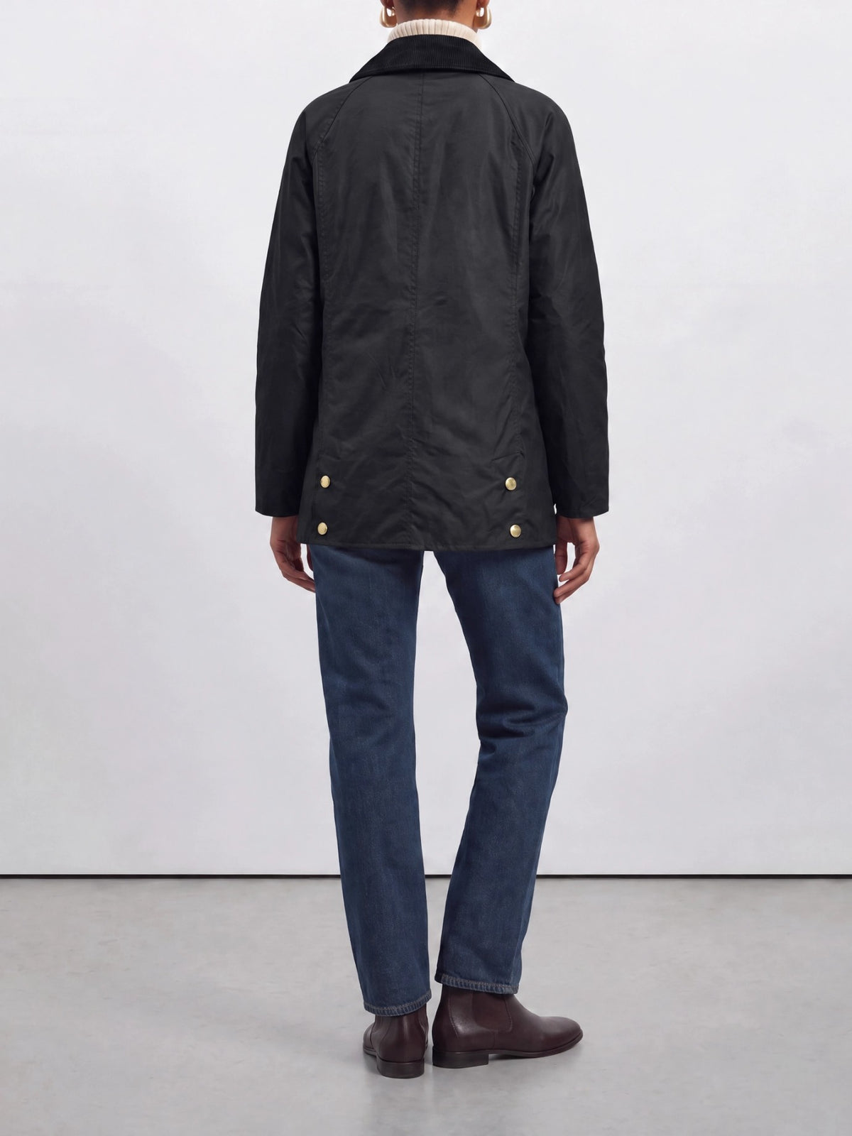 Barbour "Modern Beadnell" Lightweight Jacket Black - VIETTI