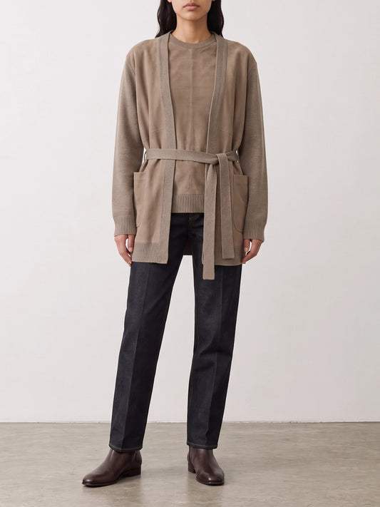 Max Mara Wool and Cashmere Cardigan Beige

