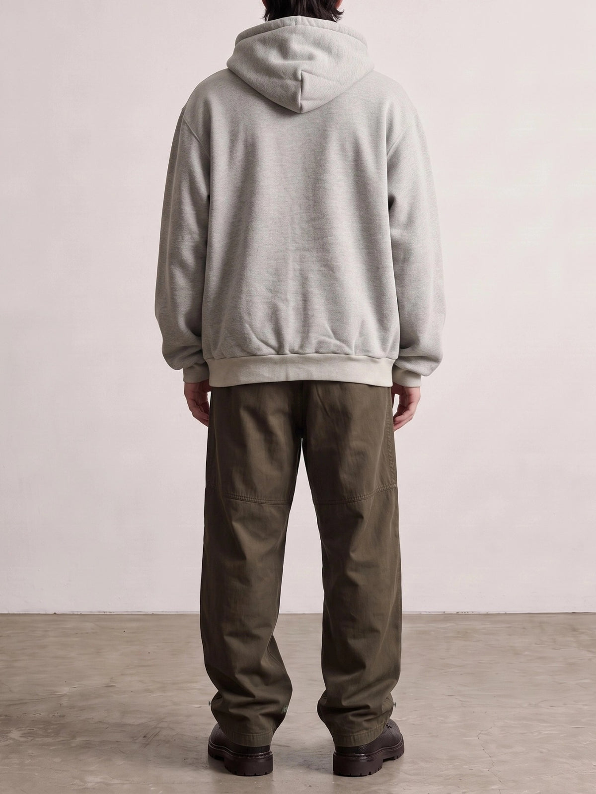 A.Presse "Vintage Parka" Zip-Up Sweatshirt Grey - VIETTI