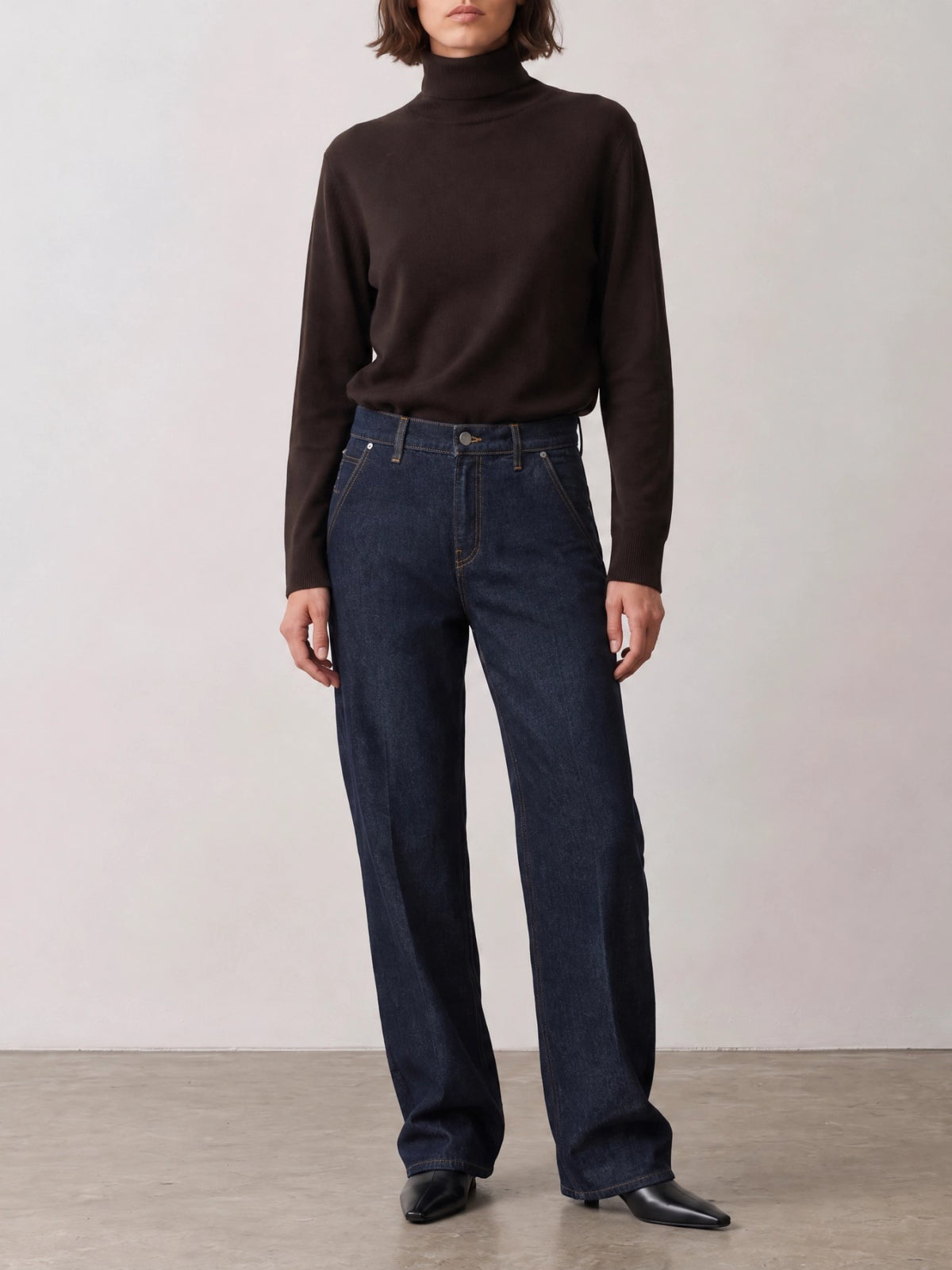 Khaite Jeans a gamba dritta "Rossi" Blu - VIETTI