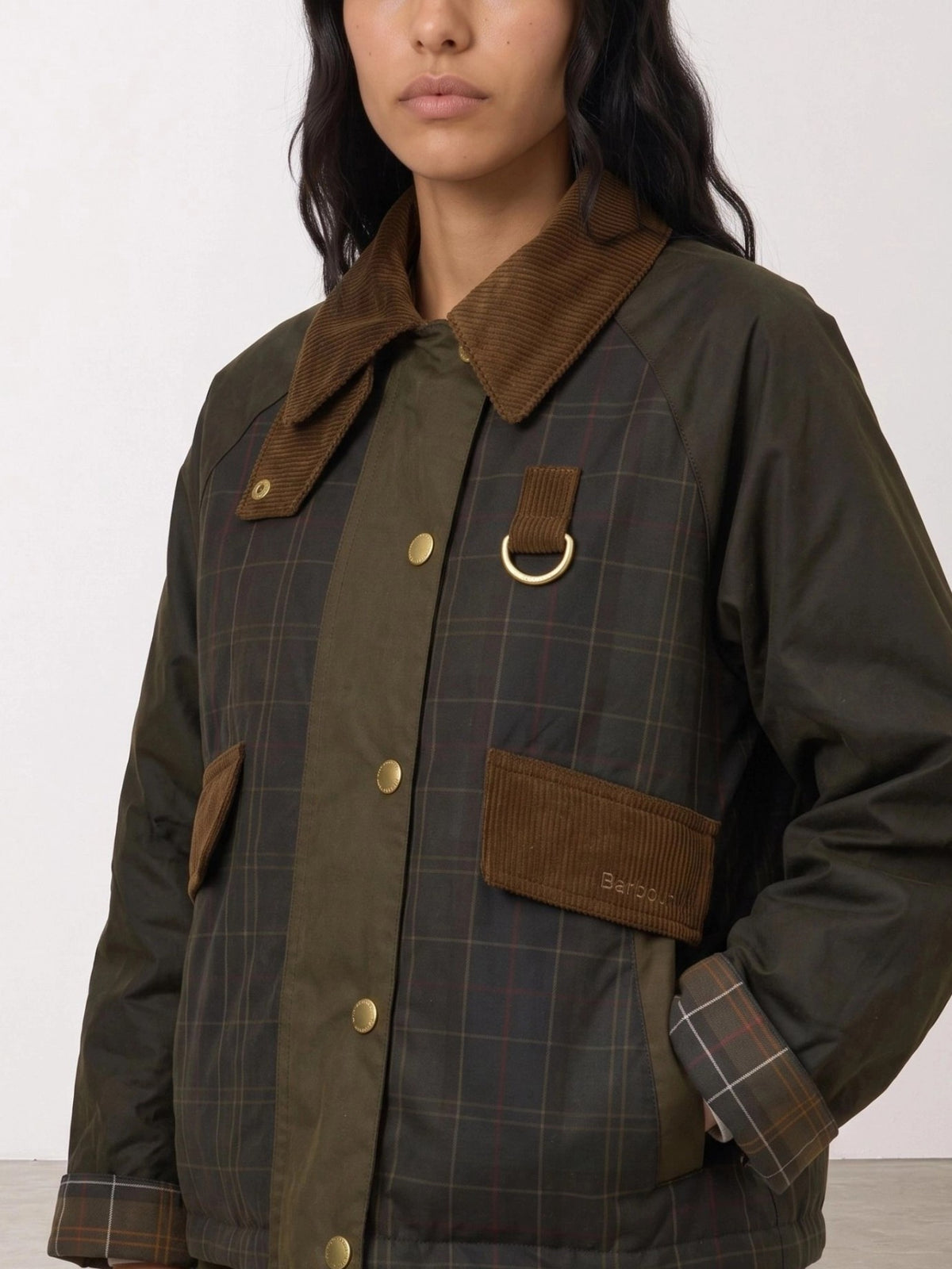 Barbour "Irene" Lightweight Jacket Green - VIETTI