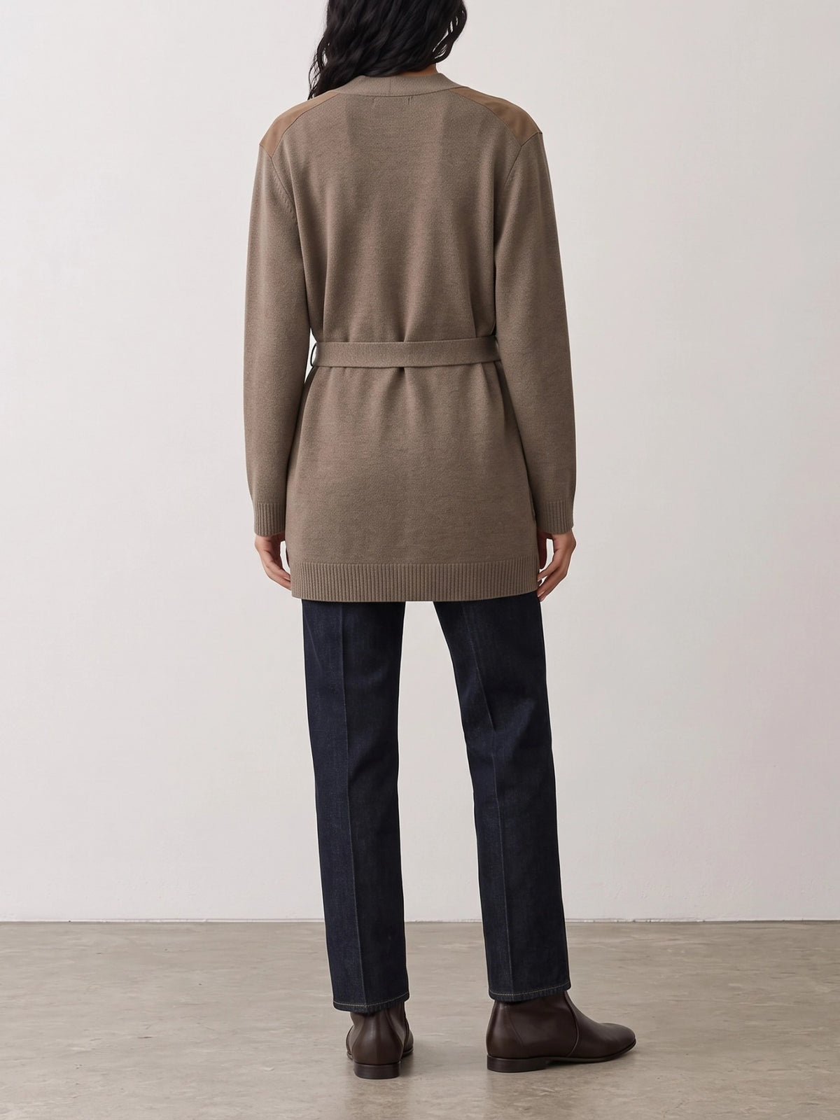 Max Mara Wool and Cashmere Cardigan Beige - VIETTI
