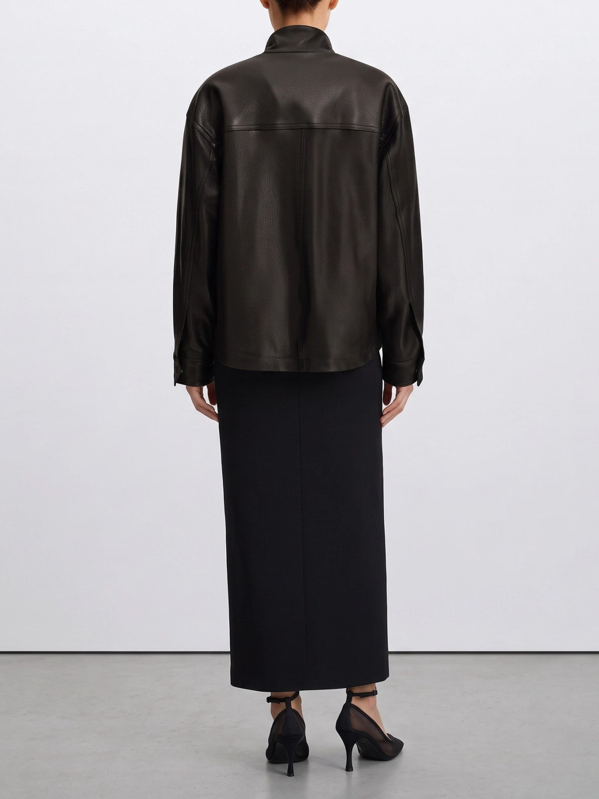 Semper Nappa leather jacket Brown - VIETTI