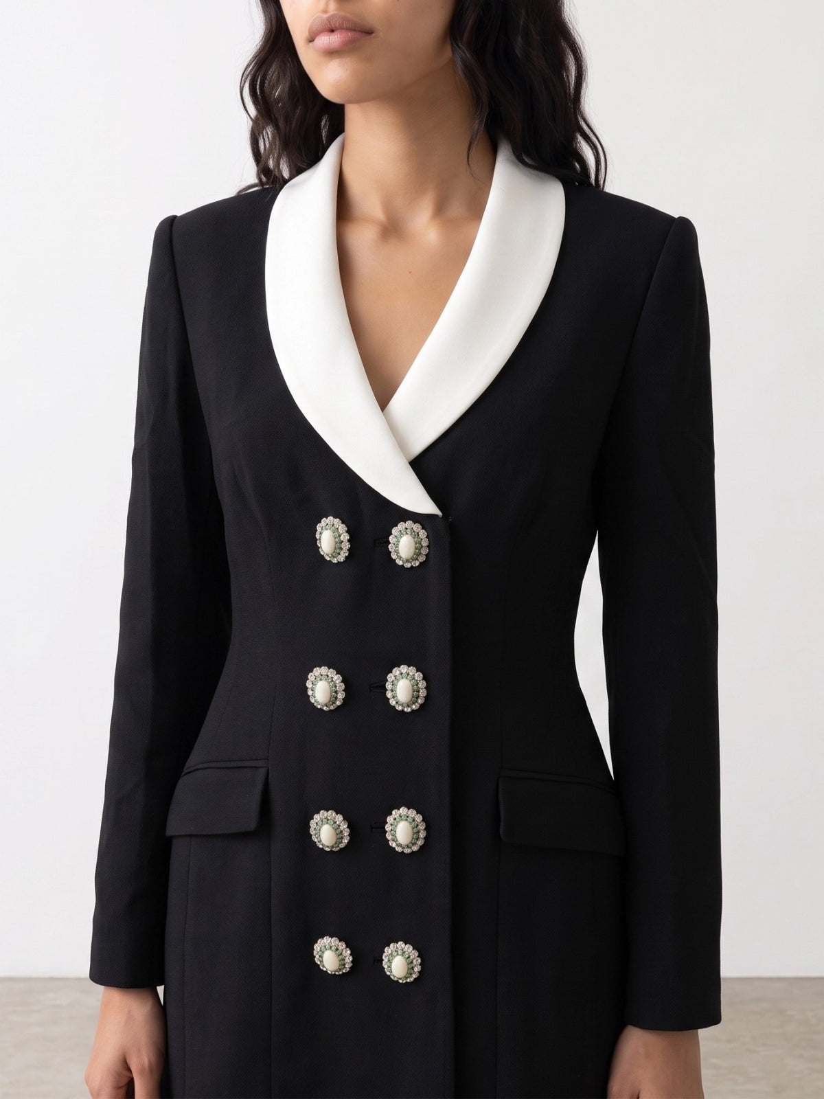 Self-portrait Short blazer dress Black - VIETTI