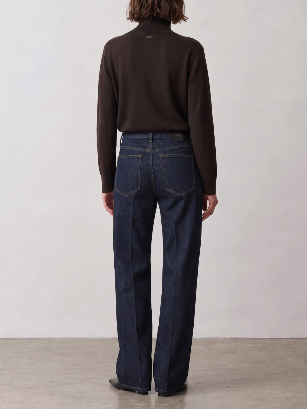 Max Mara Wool and cashmere turtleneck sweater Brown - VIETTI