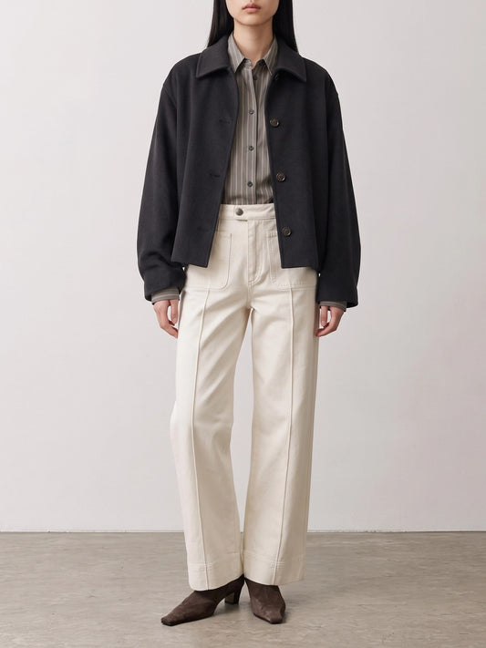 Soeur "Gyoda" Short Coat Grey

