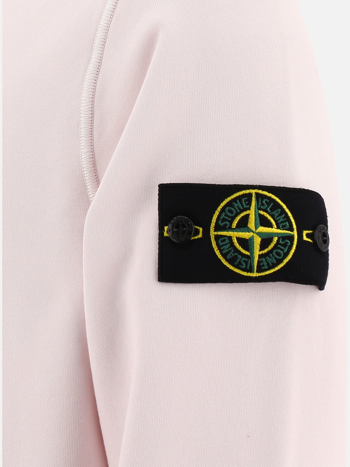 Stone Island "Compass" hoodie Pink