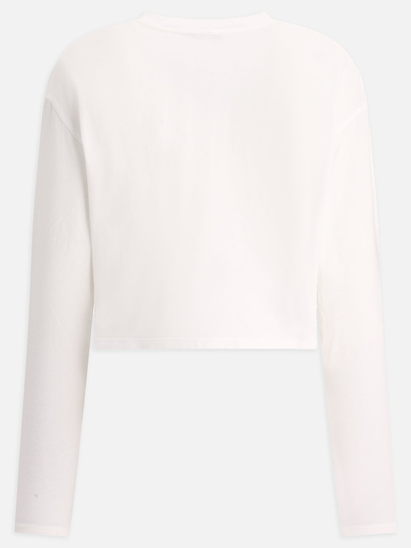 T-shirt girocollo 100% cotton  Bianco - Agolde Donna | PDP | VIETTI Online Store | thumbnail_2