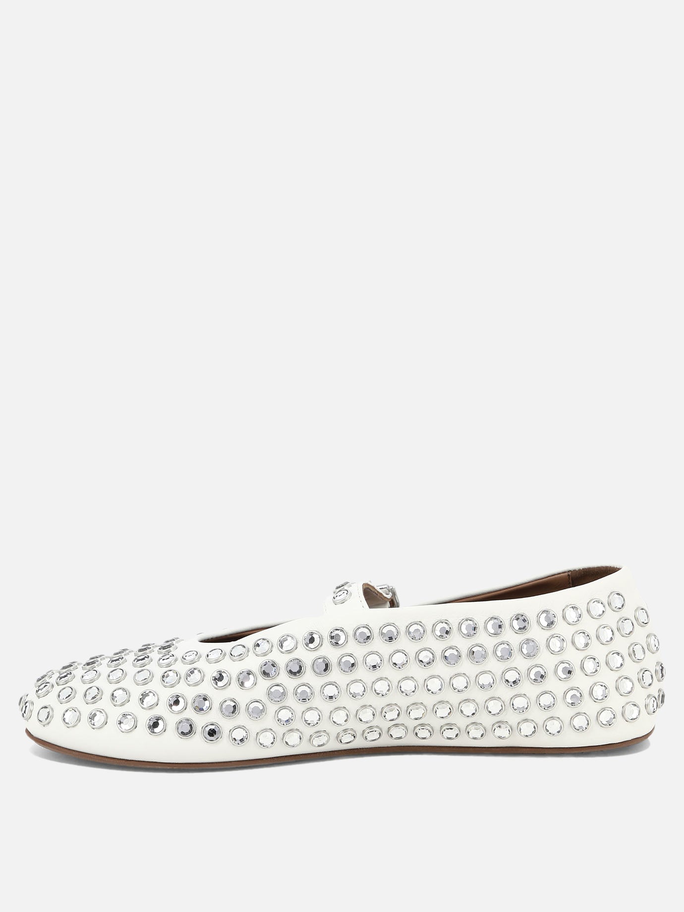 Ballerine Mary Jane 100% leather - 100% rubber  Bianco - Alaïa Donna | PDP | VIETTI Online Store | Zoom-Modal_3

