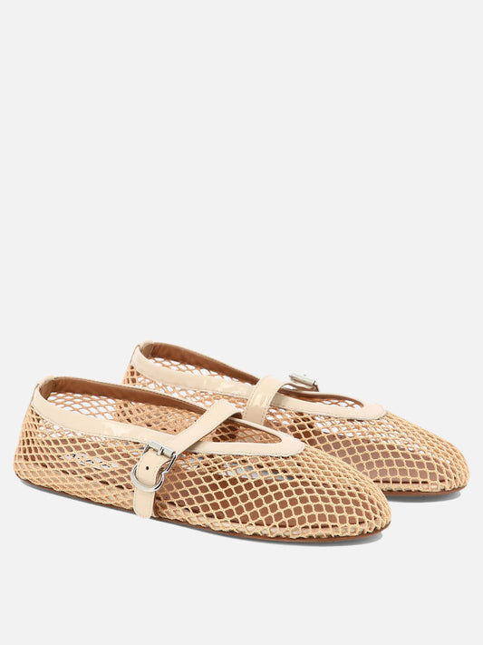 Ballerine Mary Jane 90% polyamide 10% calf leather - 100% rubber  Rosa - Alaïa Donna | PLP | VIETTI Online Store | 2
