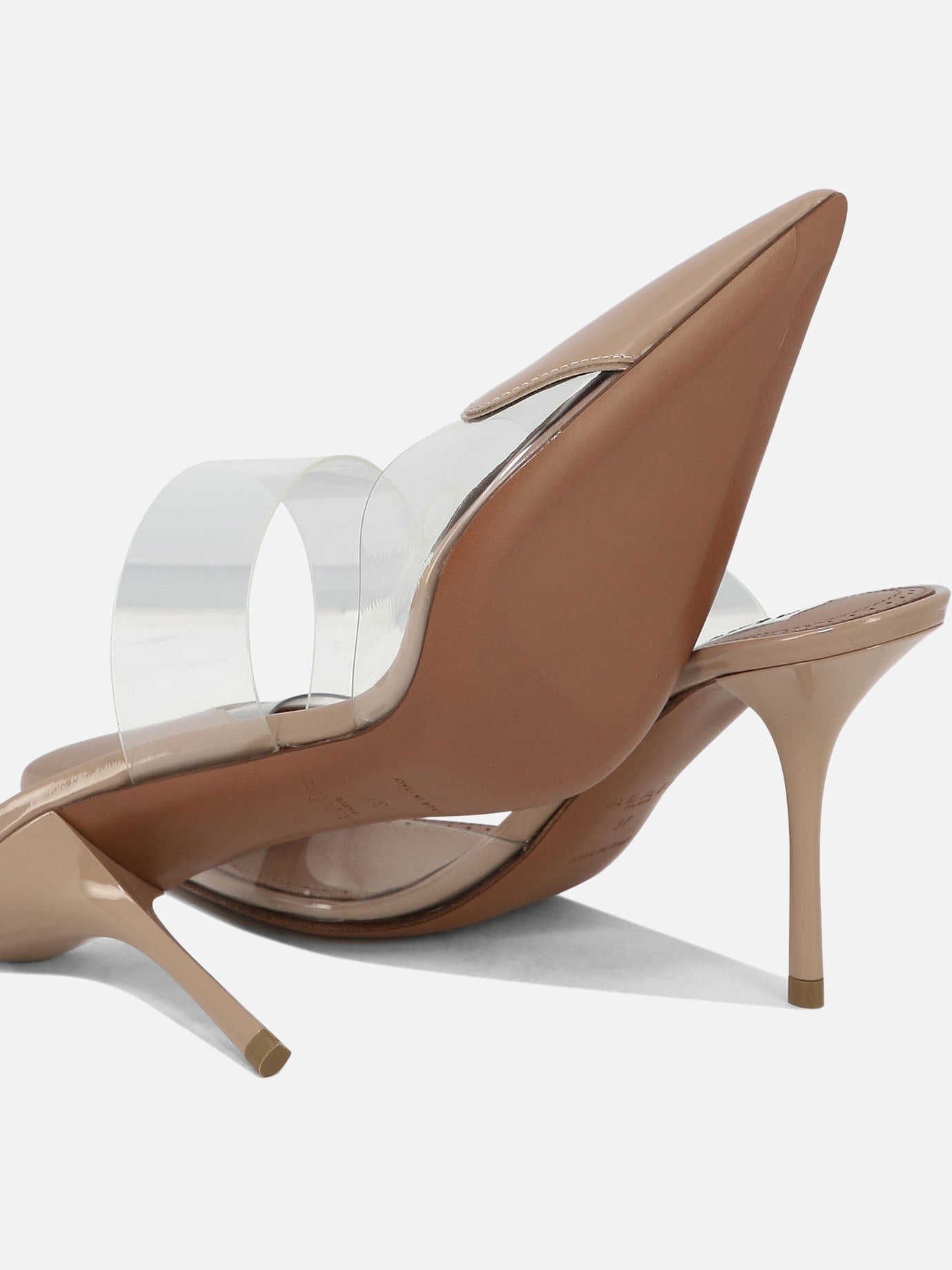 Mule 60% calf leather 40% polyurethane - 50% leather 50% rubber  Beige - Alaïa Donna | PDP | VIETTI Online Store | thumbnail_5
