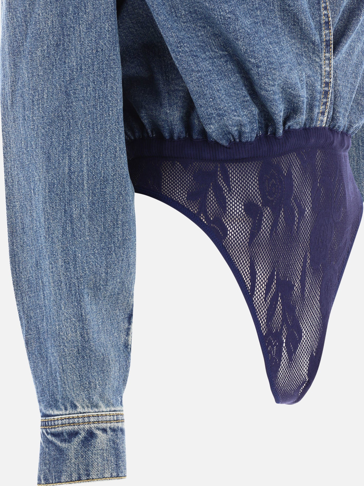 Bodysuits 100% cotton  Blue - Alaïa Women | PDP | VIETTI Online Store | Zoom-Modal_4
