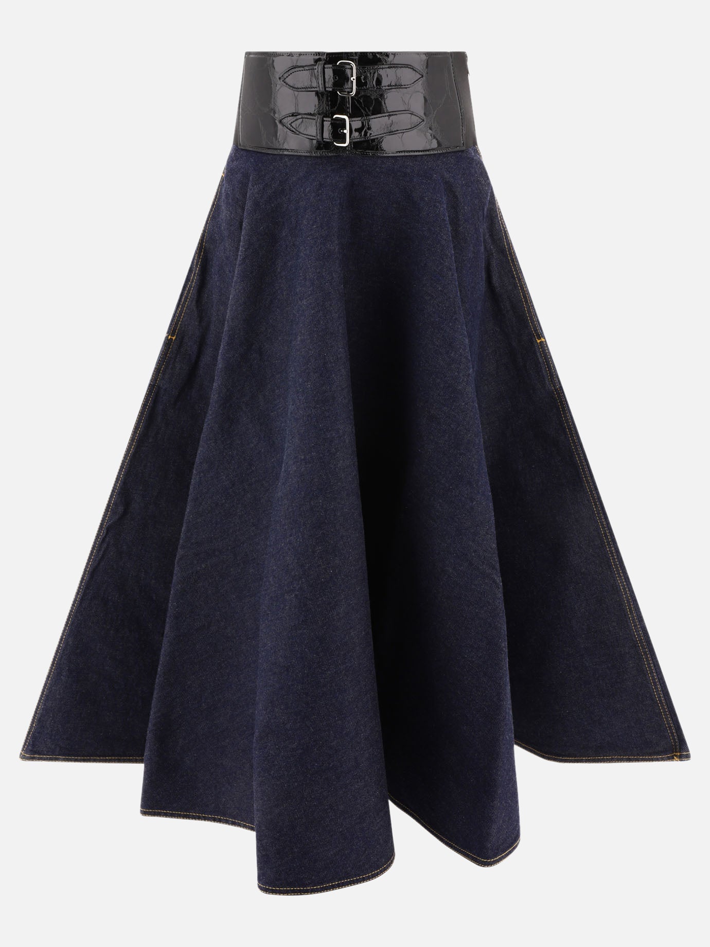 Long skirts 100% cotton  Blue - Alaïa Women | PDP | VIETTI Online Store | thumbnail