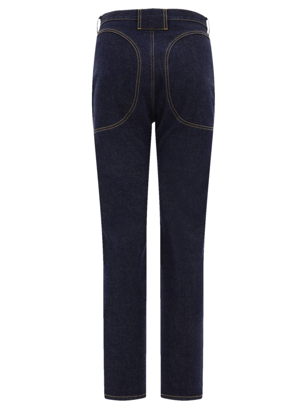 Alaïa High-waisted jeans Blue