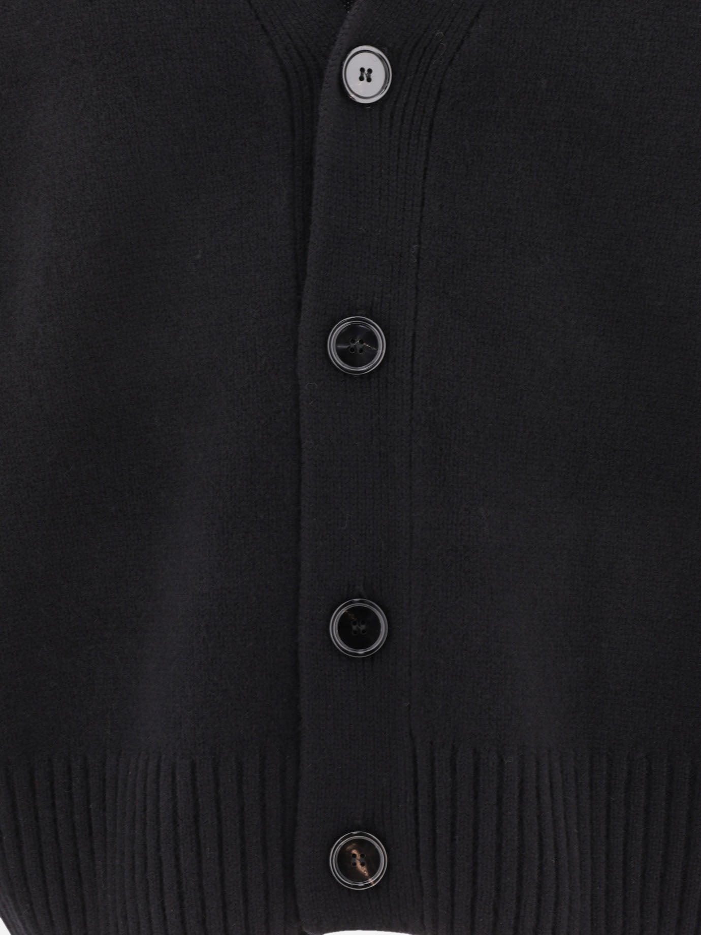 Cardigan 90% wool 10% cashmere  Nero - Ami Paris Uomo | PDP | VIETTI Online Store | Zoom-Modal_3
