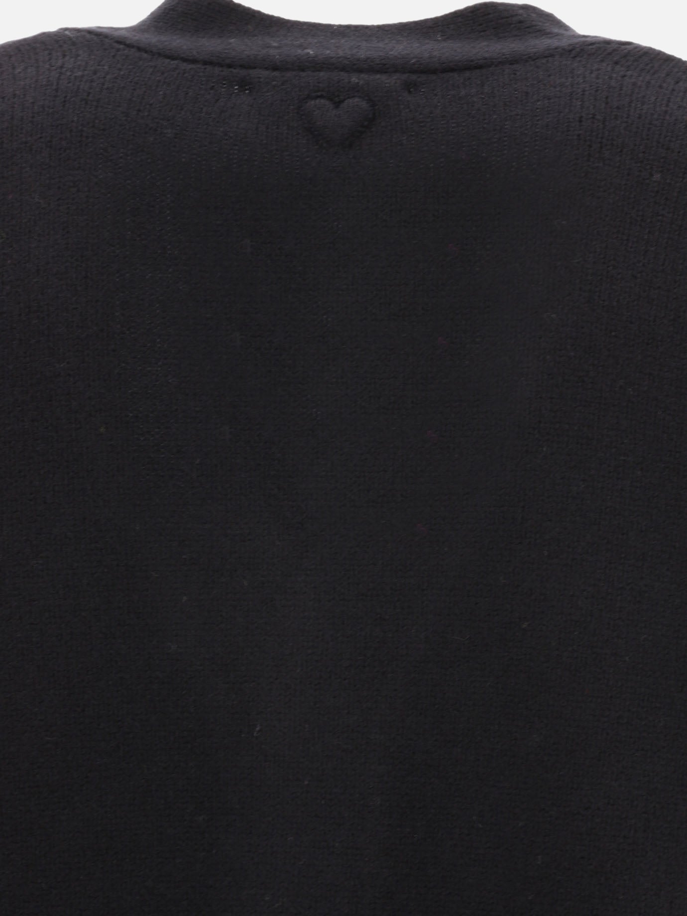 Cardigan 90% wool 10% cashmere  Nero - Ami Paris Uomo | PDP | VIETTI Online Store | Zoom-Modal_4
