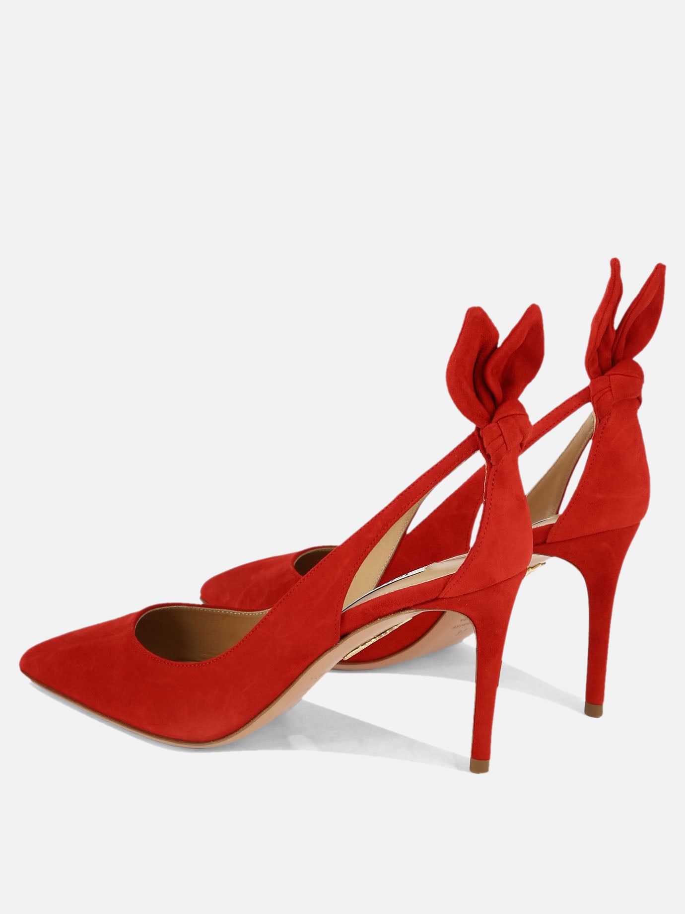 Décolleté 100% suede - 100% leather  Rosso - Aquazzura Donna | PDP | VIETTI Online Store | Zoom-Modal_4

