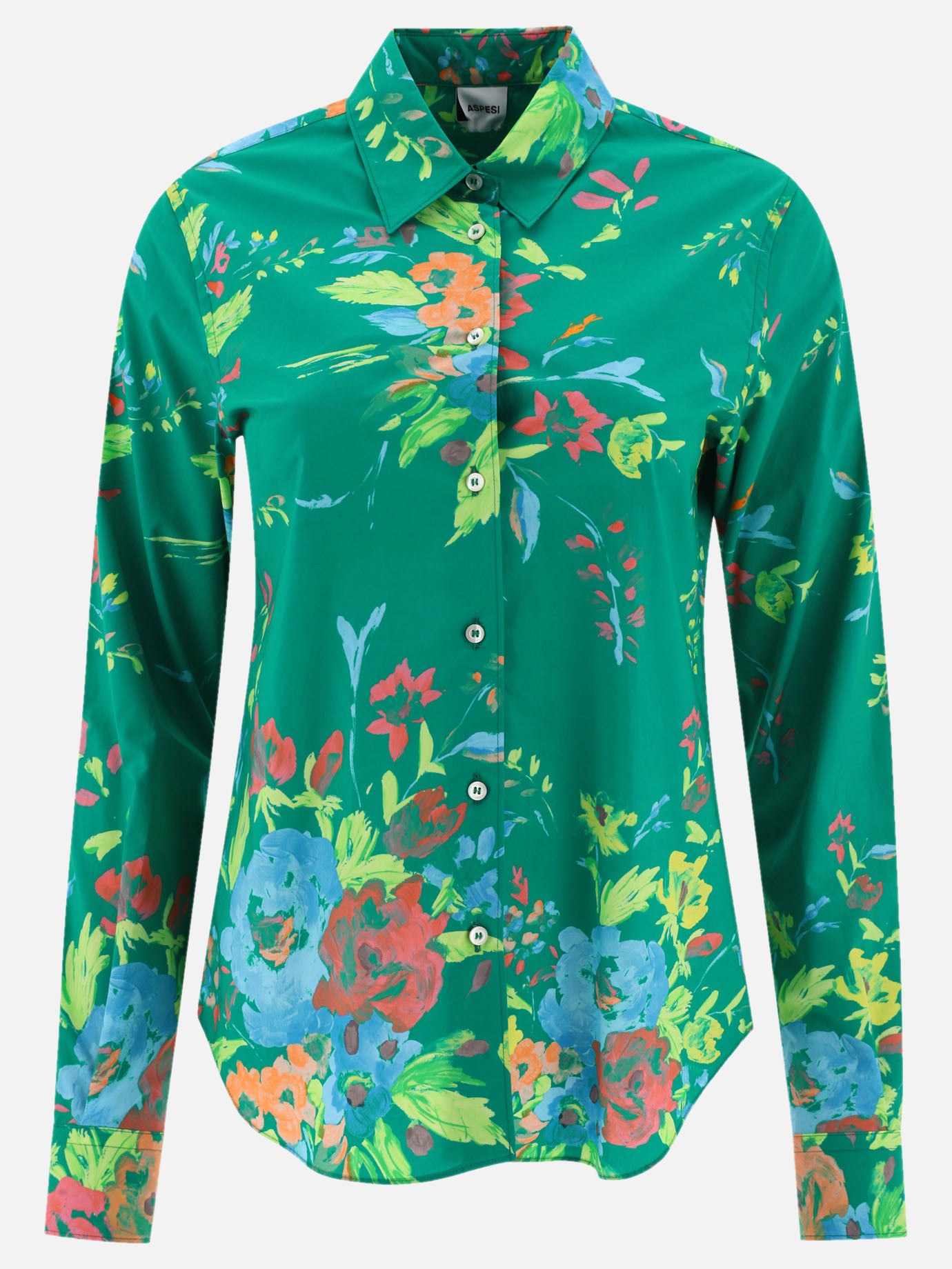 Shirt with floral print