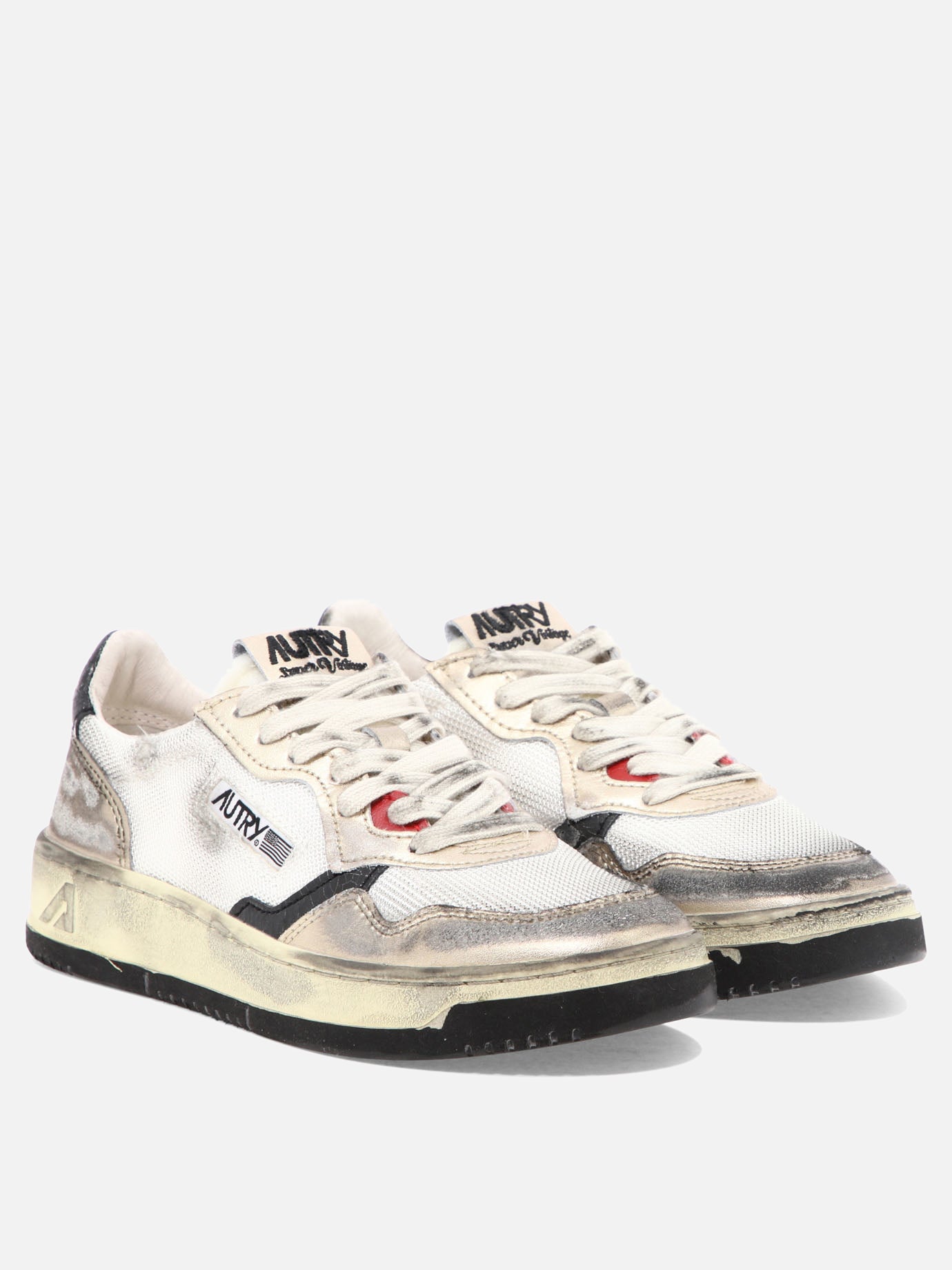 Sneaker basse 100% leather - 100% rubber  Bianco - Autry Donna | PDP | VIETTI Online Store | thumbnail_2