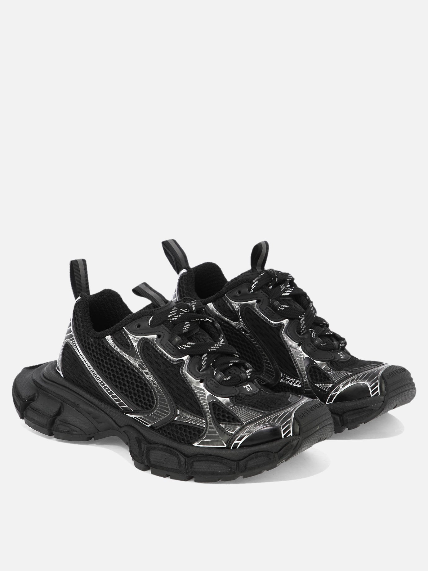 Sneaker basse 55% polyurethane 45% polyester - 100% rubber  Nero - Balenciaga Donna | PDP | VIETTI Online Store | Zoom-Modal_2
