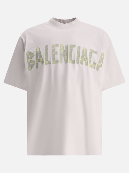 T-shirt girocollo 100% cotton  Bianco - Balenciaga Uomo | PLP | VIETTI Online Store 
