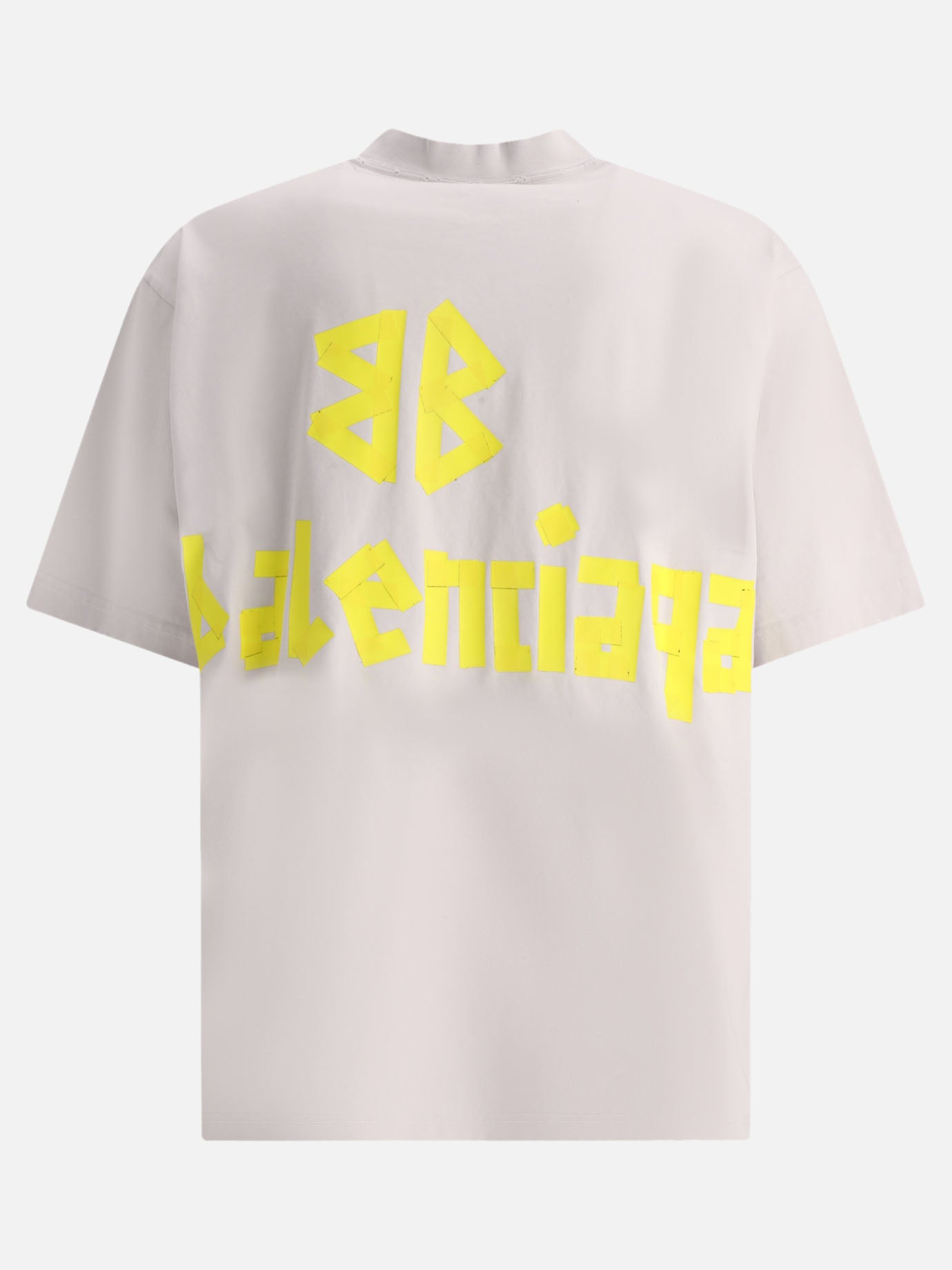 T-shirt girocollo 100% cotton  Bianco - Balenciaga Uomo | PDP | VIETTI Online Store | thumbnail_2