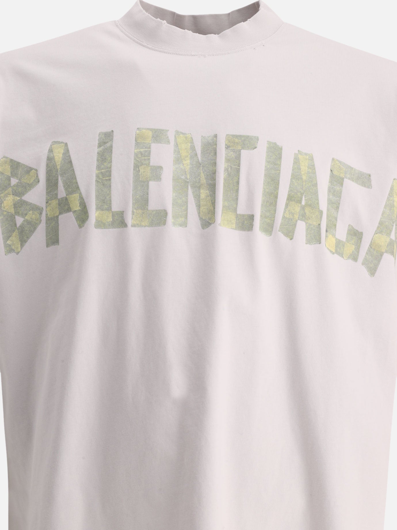 T-shirt girocollo 100% cotton  Bianco - Balenciaga Uomo | PDP | VIETTI Online Store | thumbnail_3