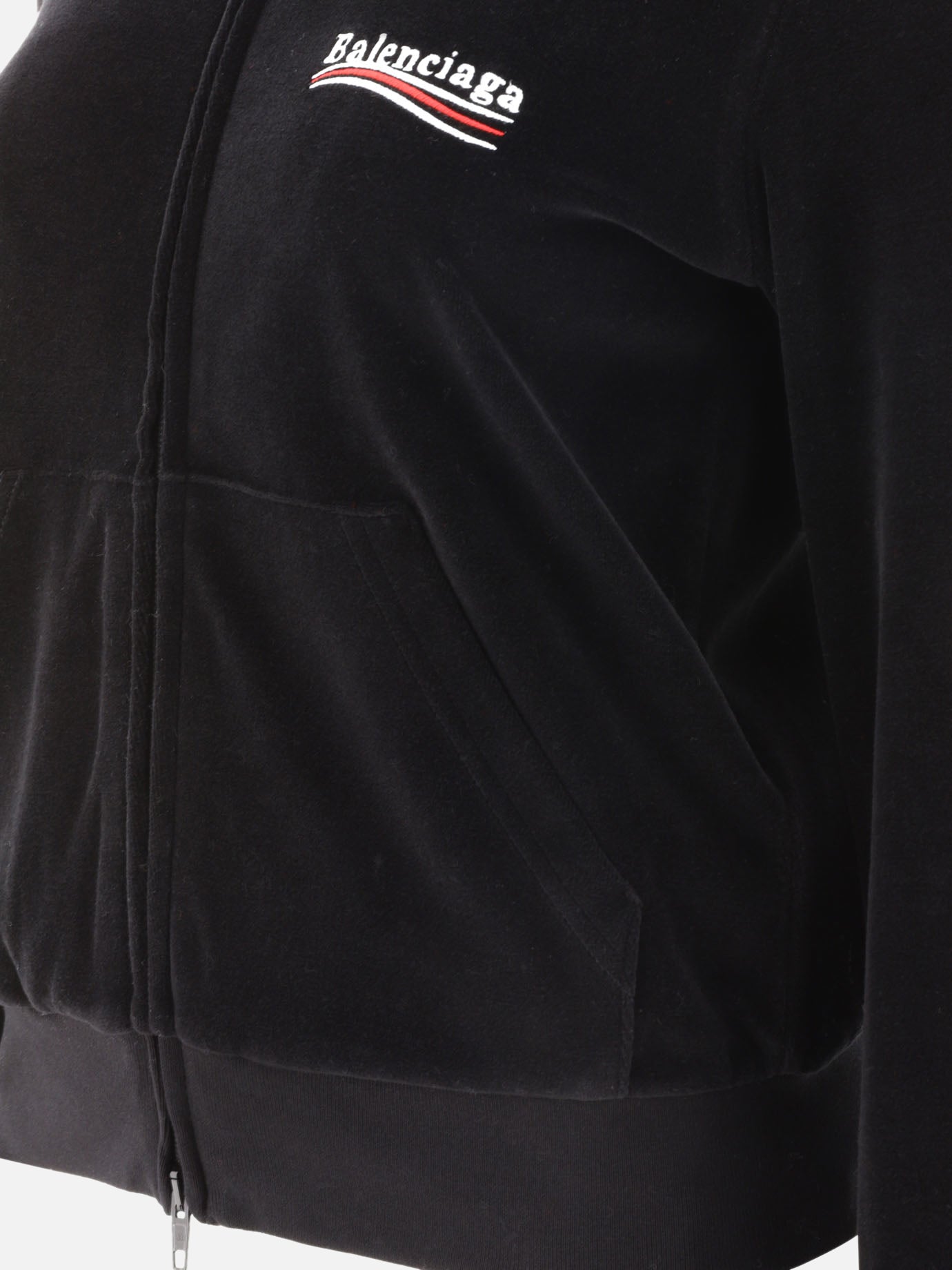 Felpe con zip 100% cotton  Nero - Balenciaga Donna | PDP | VIETTI Online Store | Zoom-Modal_4
